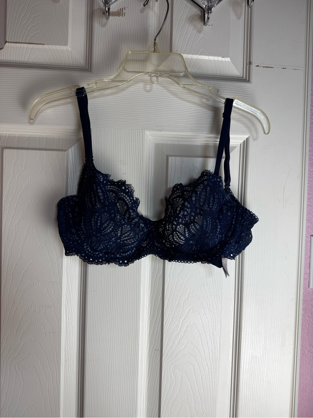 Victoria secret Lace Underwire Bra mesh - Navy